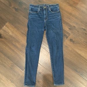 American Eagle jeans super hi rise Jegging 8 short
